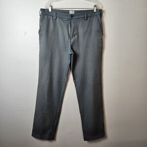 Adidas Climalite Gray Golf Pants Mens 35x34 Flat Front Performance Activewear